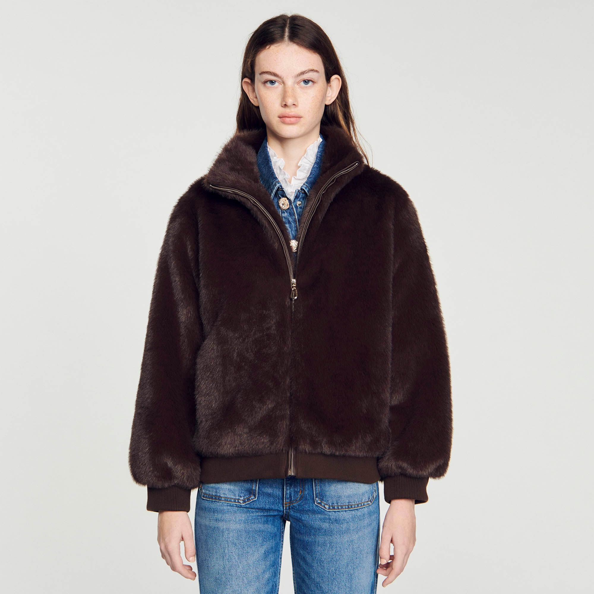 FAUX FUR JACKET - 5