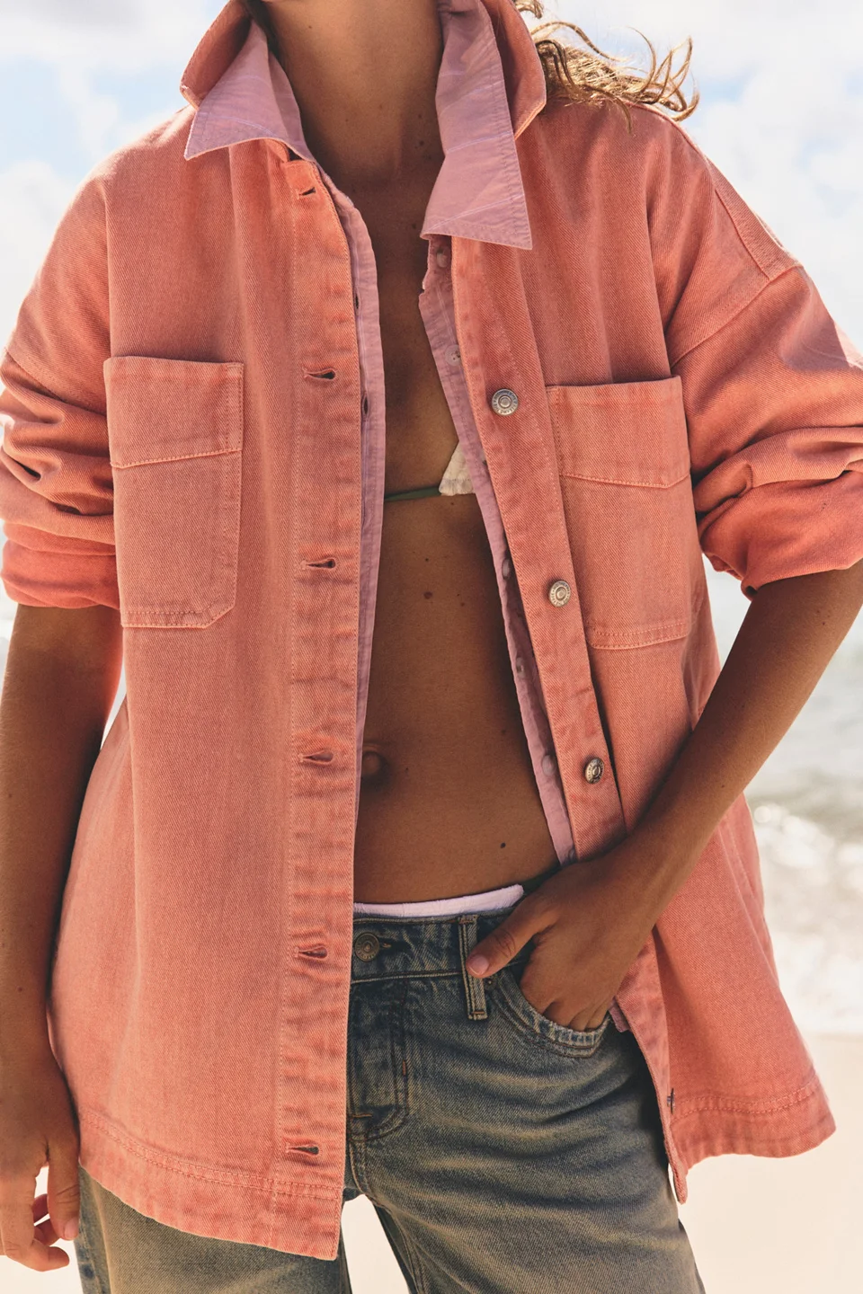 We The Free Madison City Denim Jacket - 1
