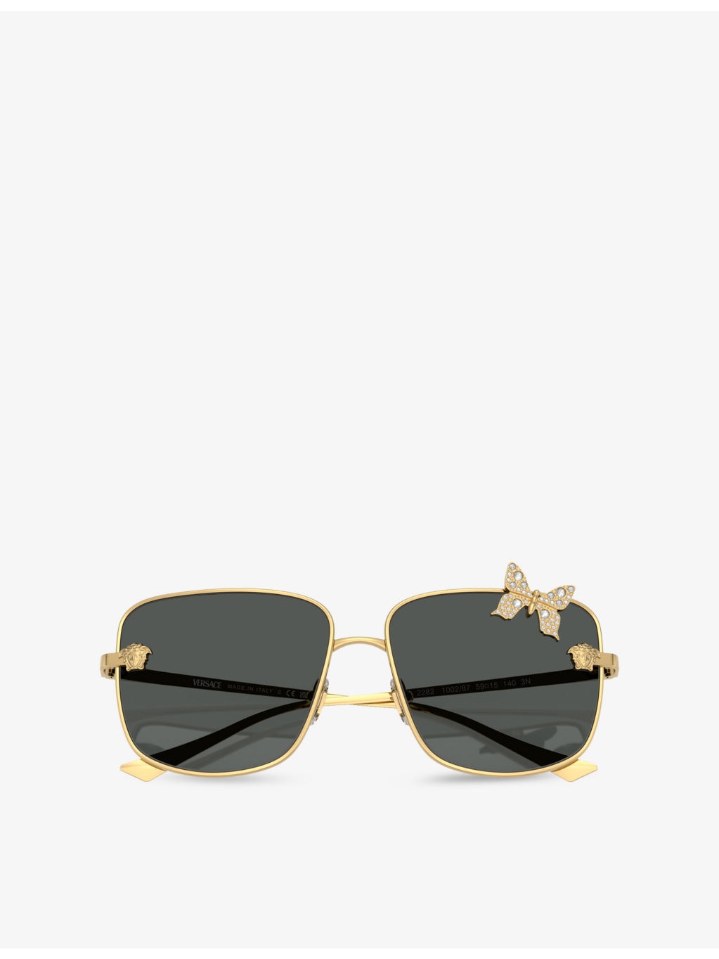 VE2282 Square-Frame Metal Sunglasses - 5