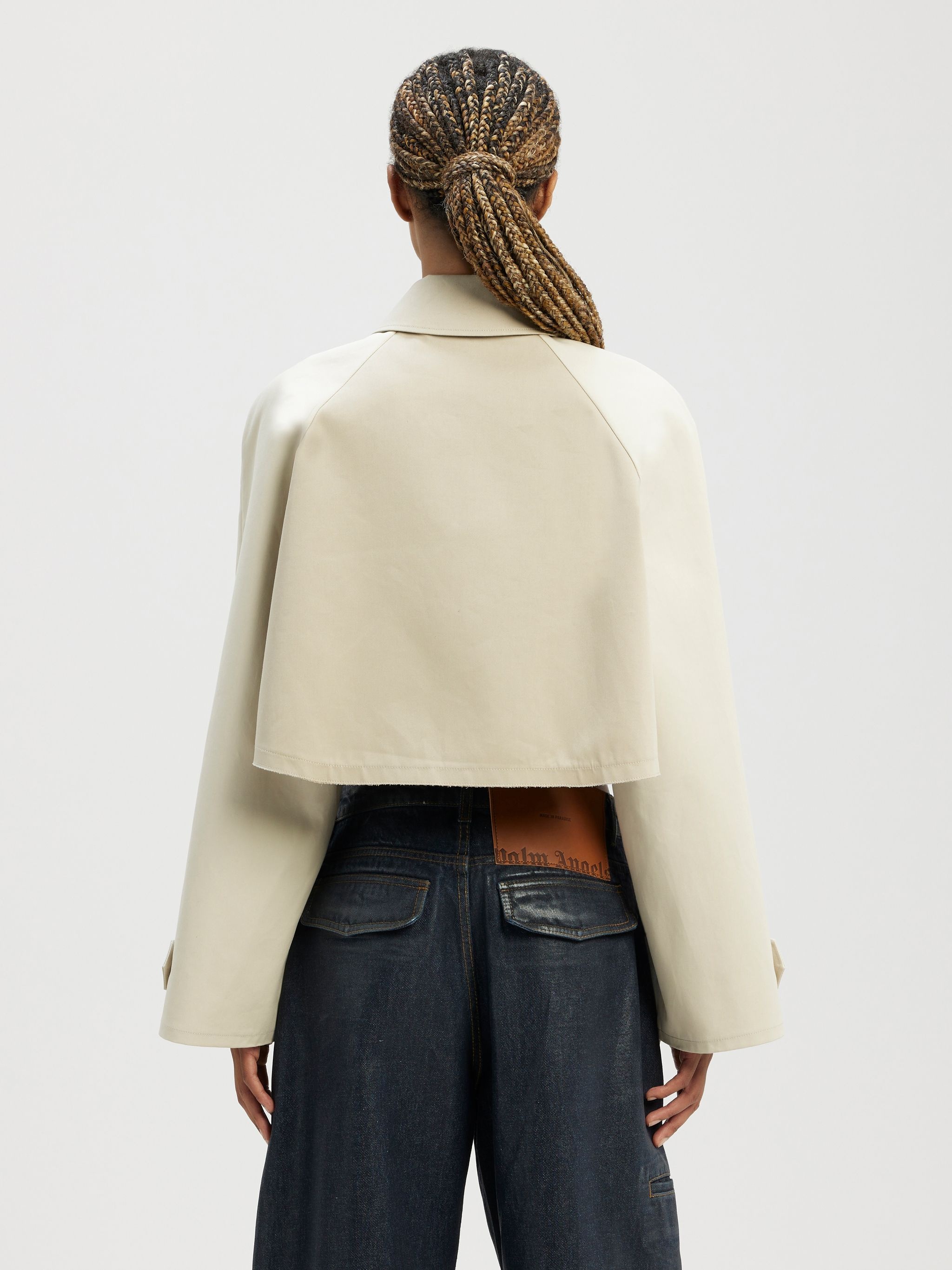 Cropped Trench Coat - 5