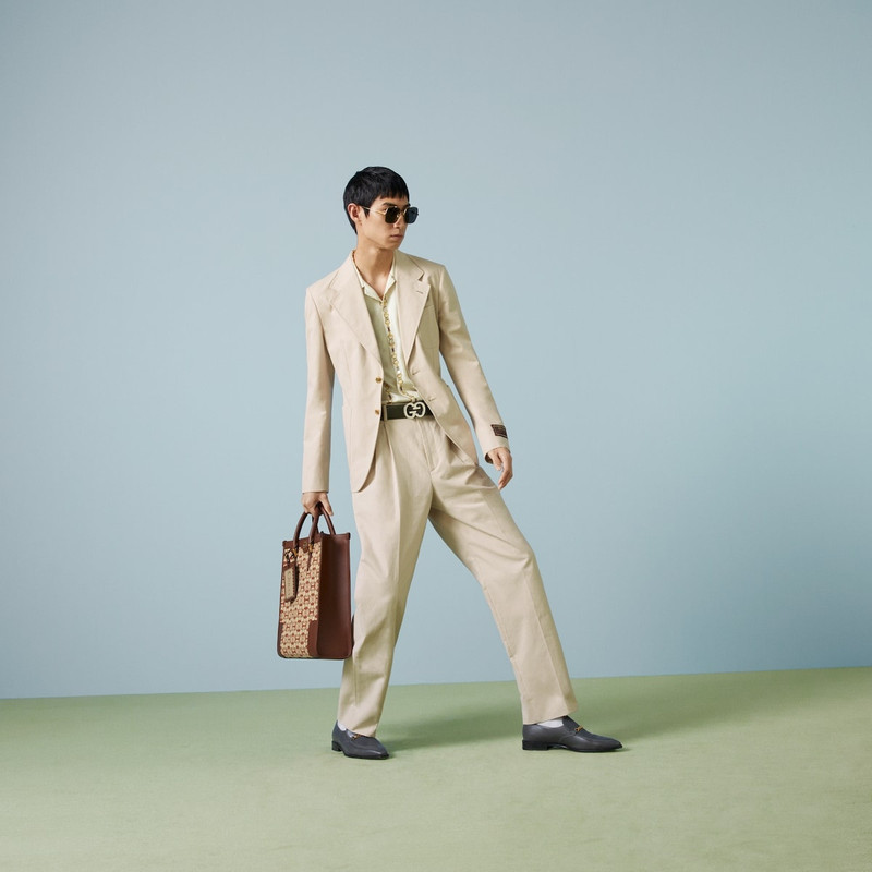 GUCCI Cotton pant with embroidery outlook