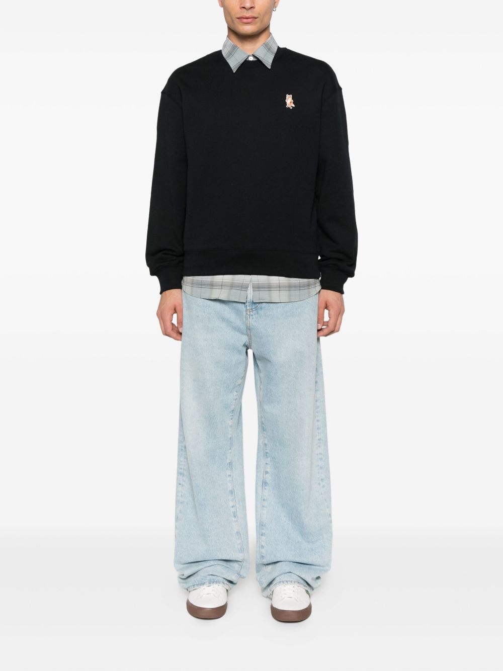 Standing Fox Cotton Sweatshirt - 4
