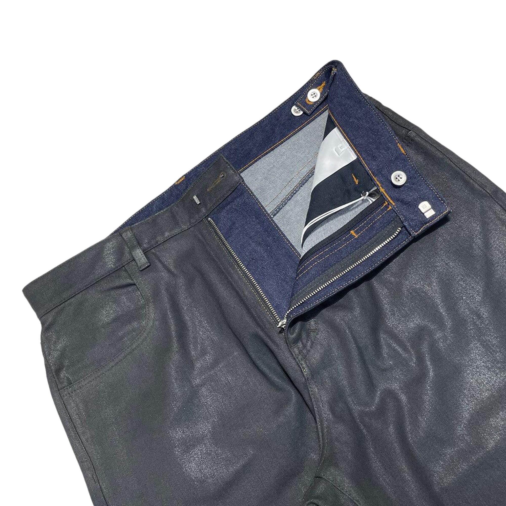 Givenchy Round Regular Fit 5 Pockets Denim 'Black' - 3