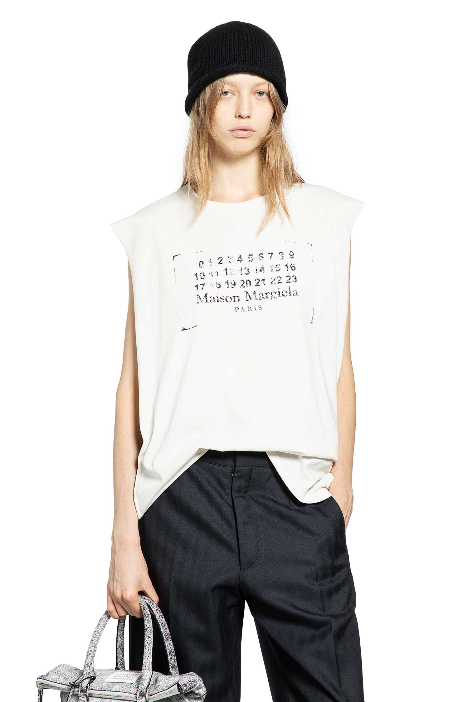 Maison Margiela Woman Off-white T-shirts & Tank Tops - 6