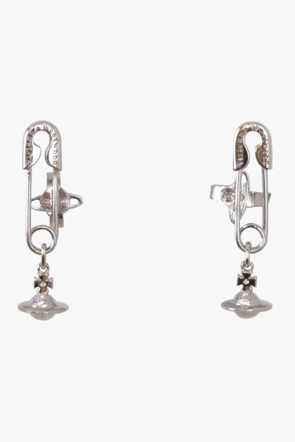 SAFETY PIN EARRINGS | SILVER - 1