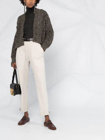 Brunello Cucinelli chunky-knit cardigan outlook