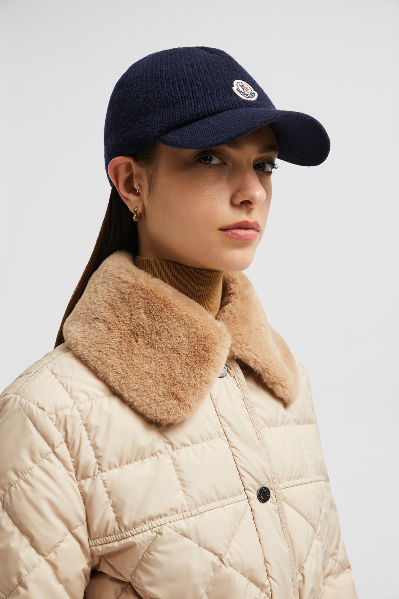 Moncler Knit Cotton Baseball Cap outlook