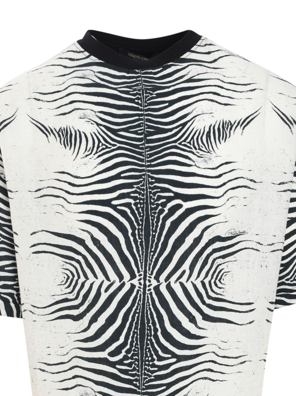 zebra-print t-shirt - 3