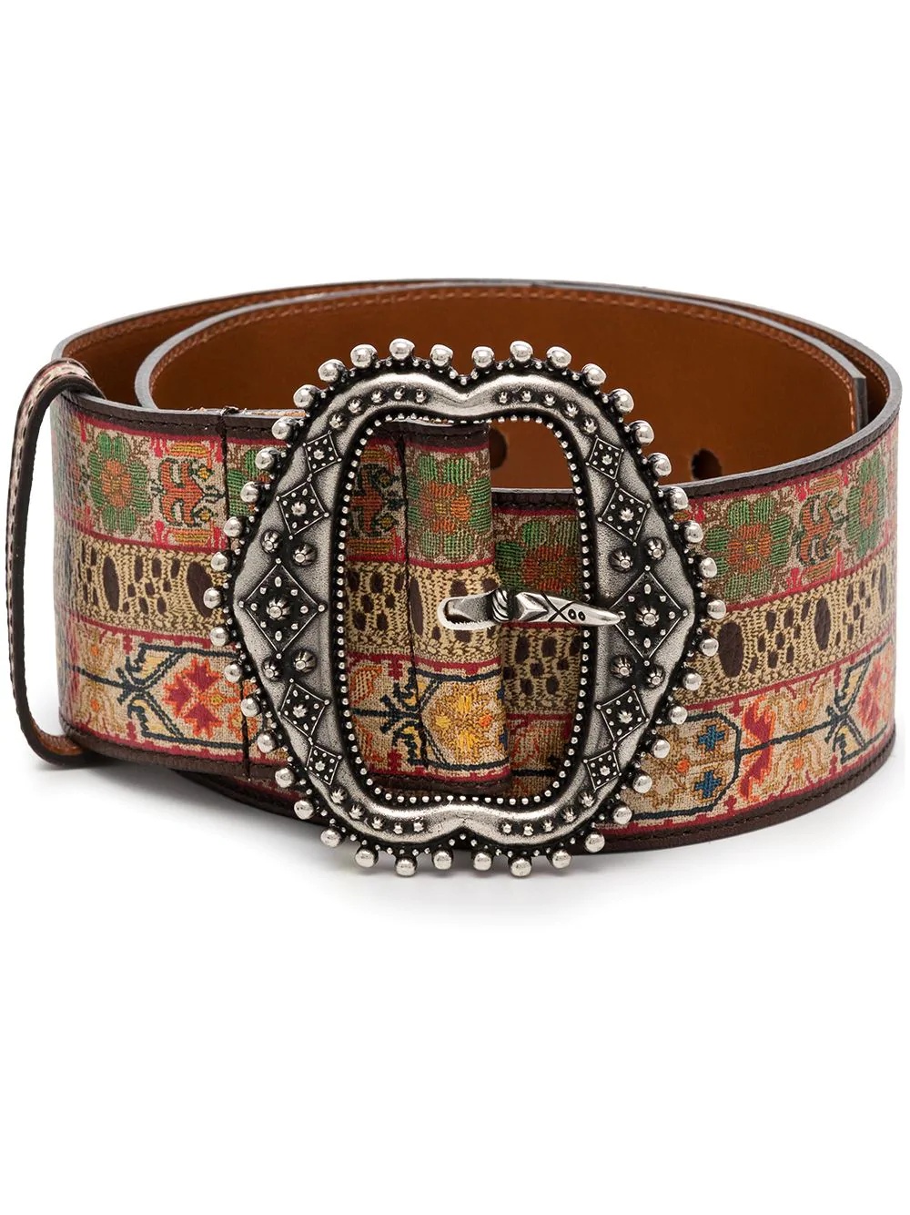 paisley-print belt - 1