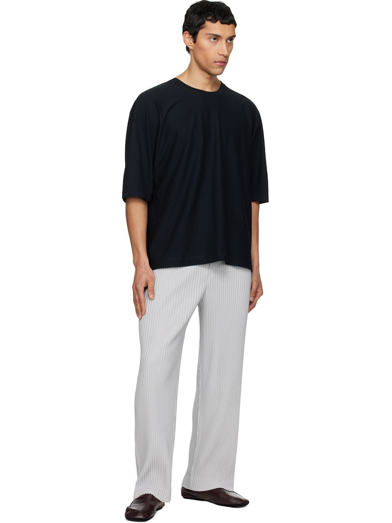 ISSEY MIYAKE Gray Color Pleats 1 Trousers outlook