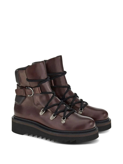 FERRAGAMO Elimo lace-up boots outlook