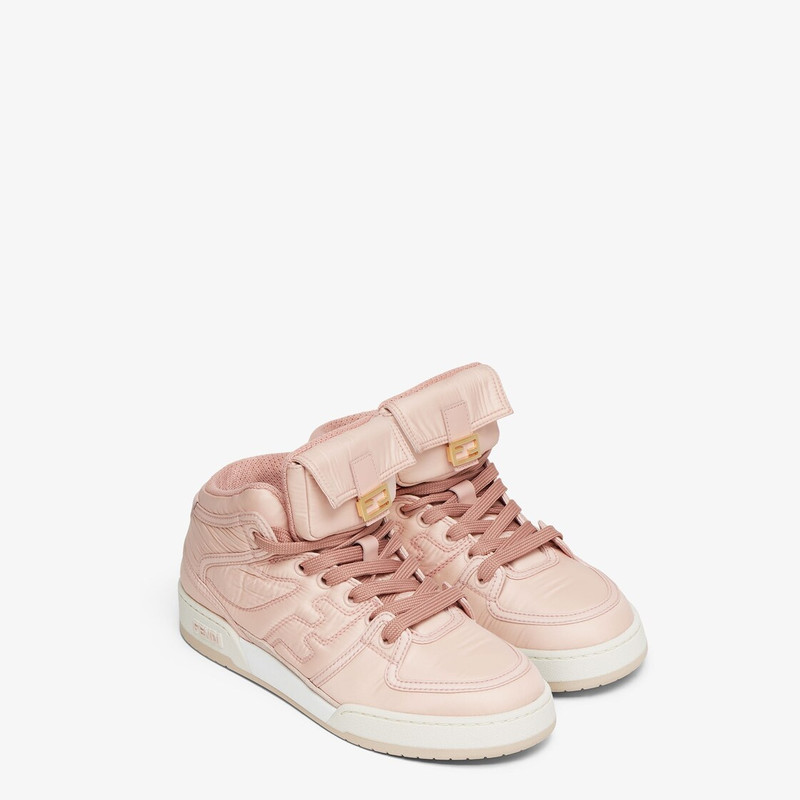 Pink nylon high-tops - 1