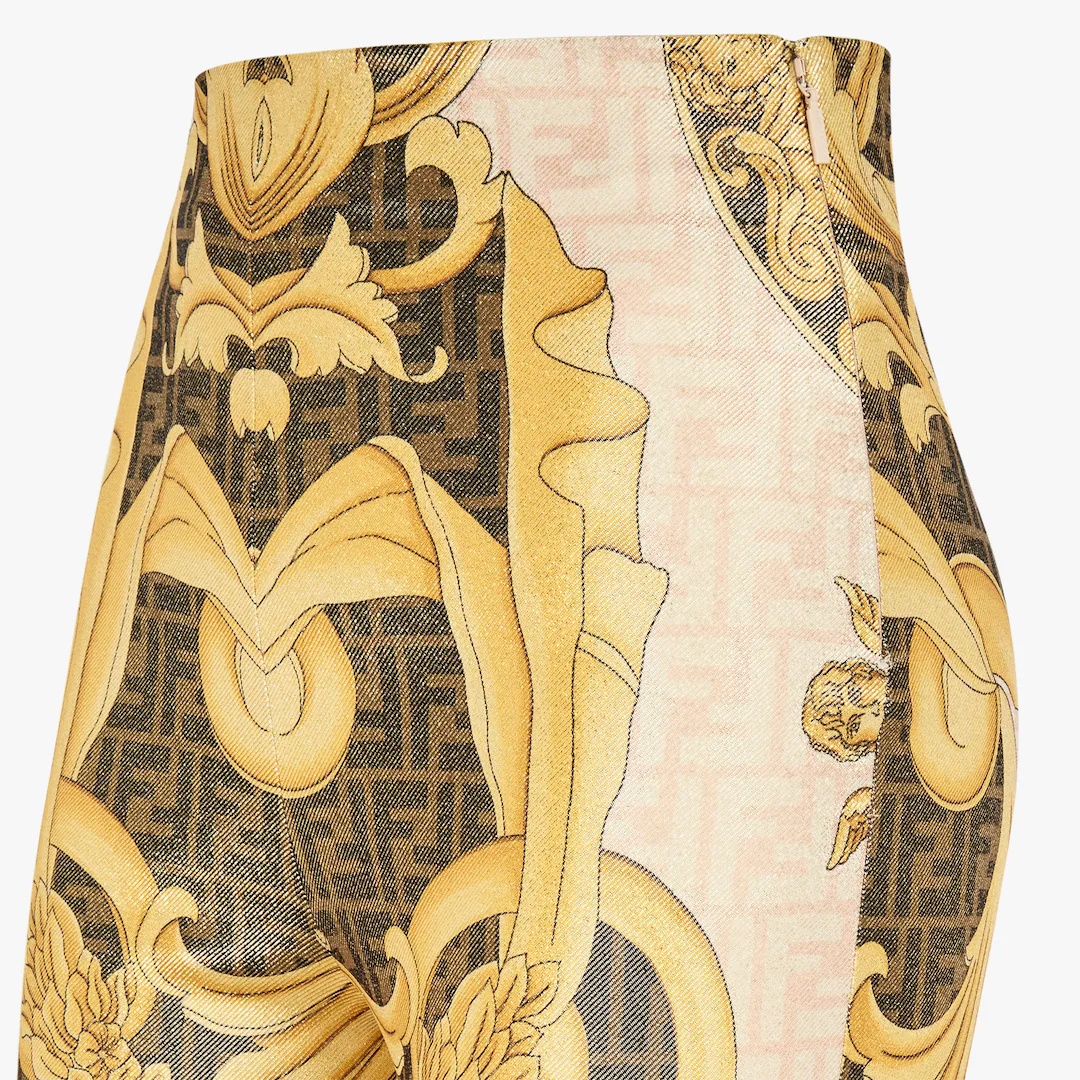 Fendace multicolor jersey pants - 3