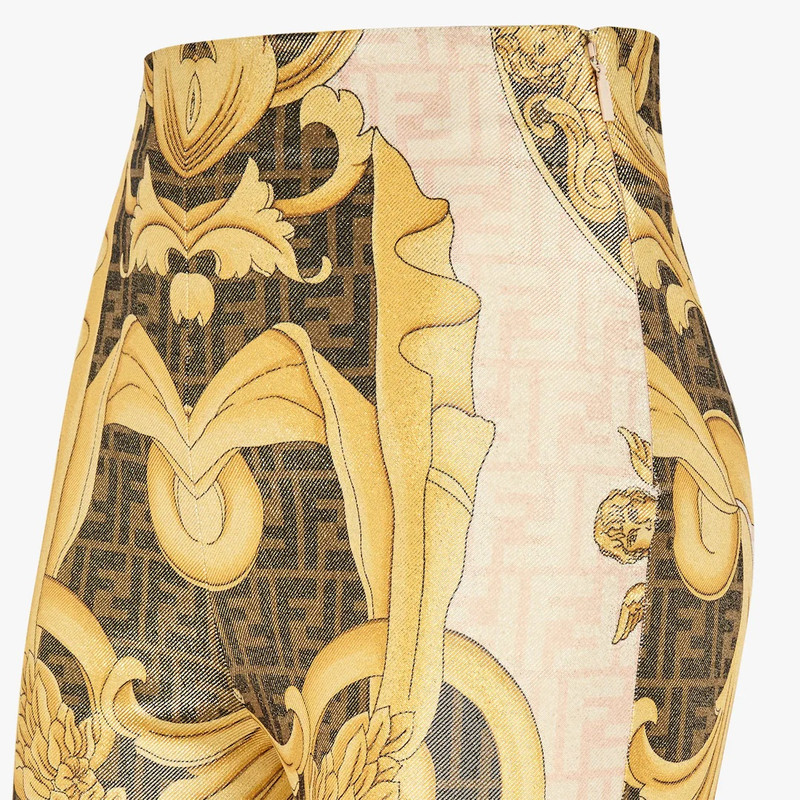 Fendace multicolor jersey pants 3