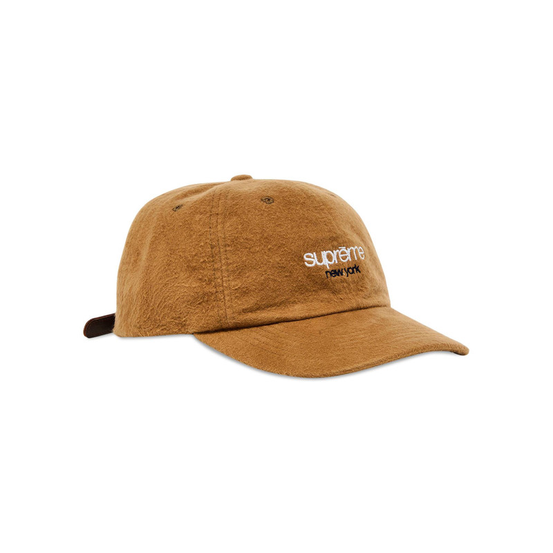 Supreme Supreme Washed Flannel 6-Panel 'Tan' outlook