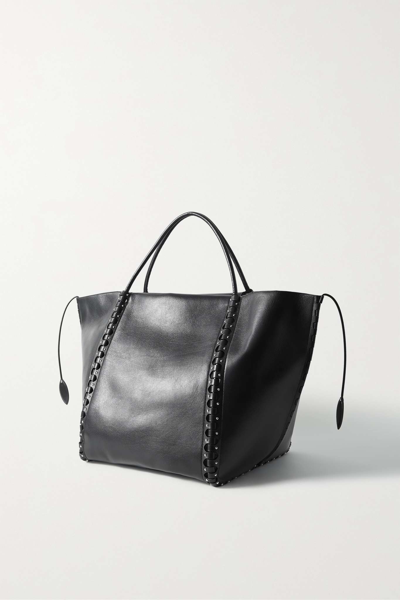 Hinge large studded leather tote - 3