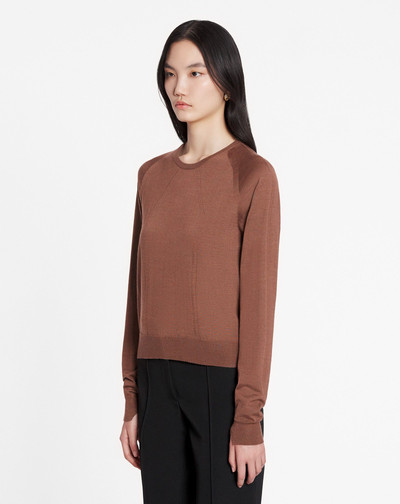 Lanvin KNIT CREW-NECK SWEATER outlook
