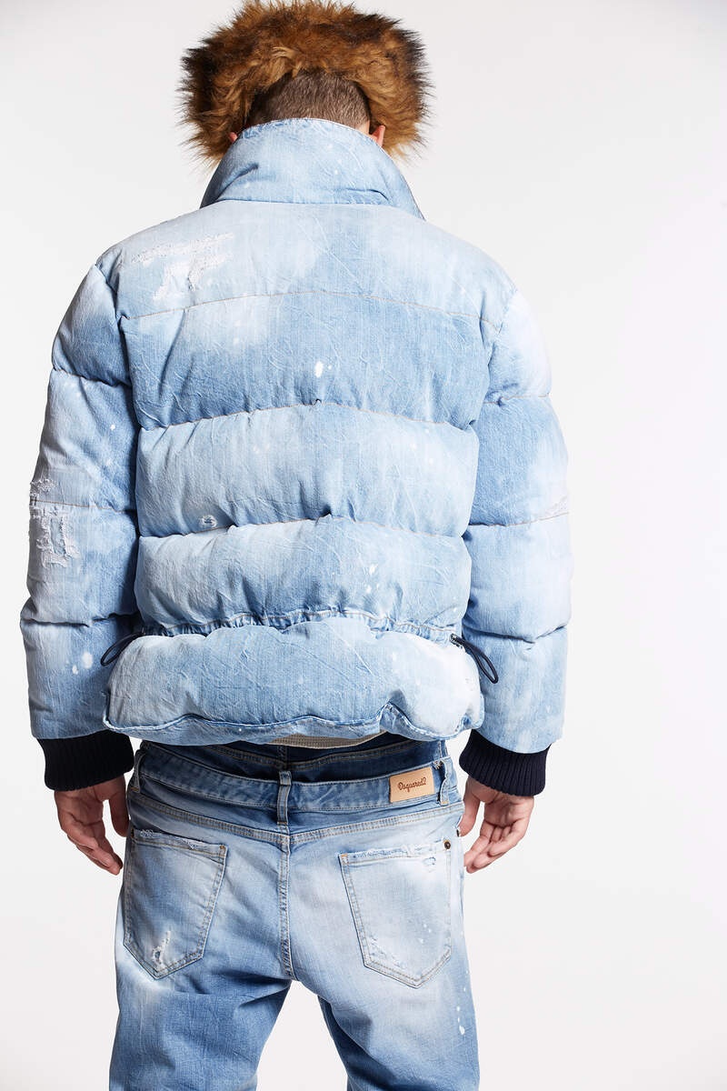 DENIM PUFF KABAN - 2