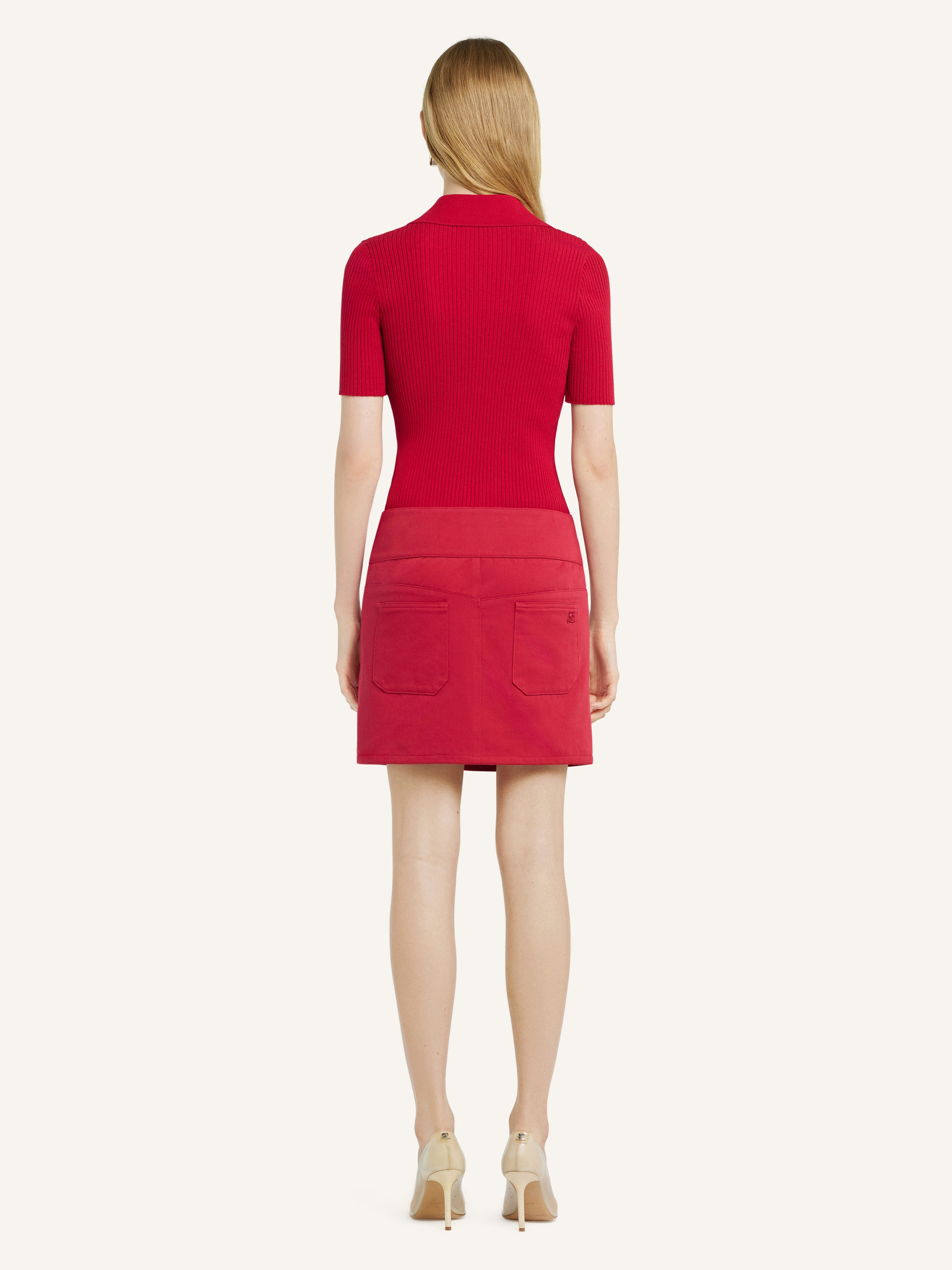 ICONIC RIB KNIT POLO SHIRT - 4