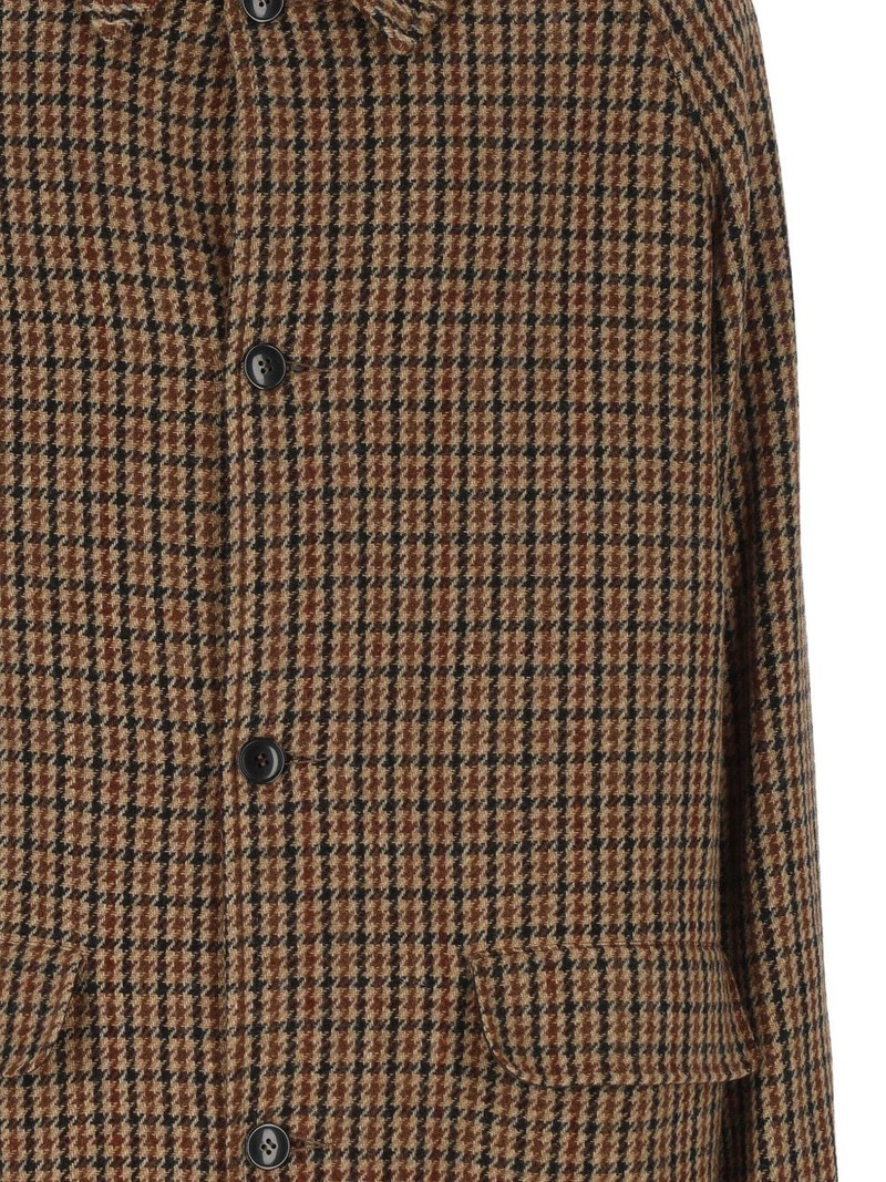 checked trench coat 3