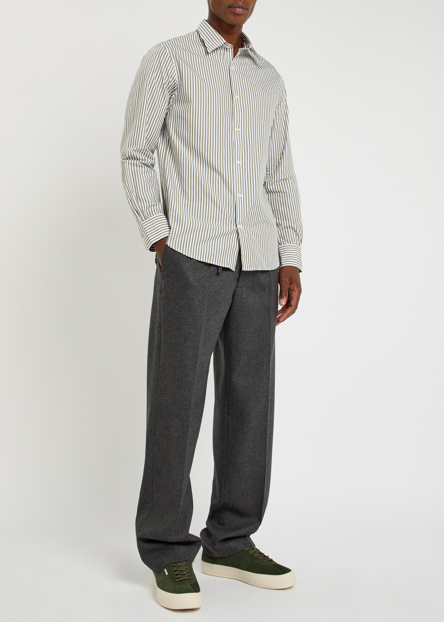 Officine Générale Giacamo Cotton Candy Stripe Shirt - 4