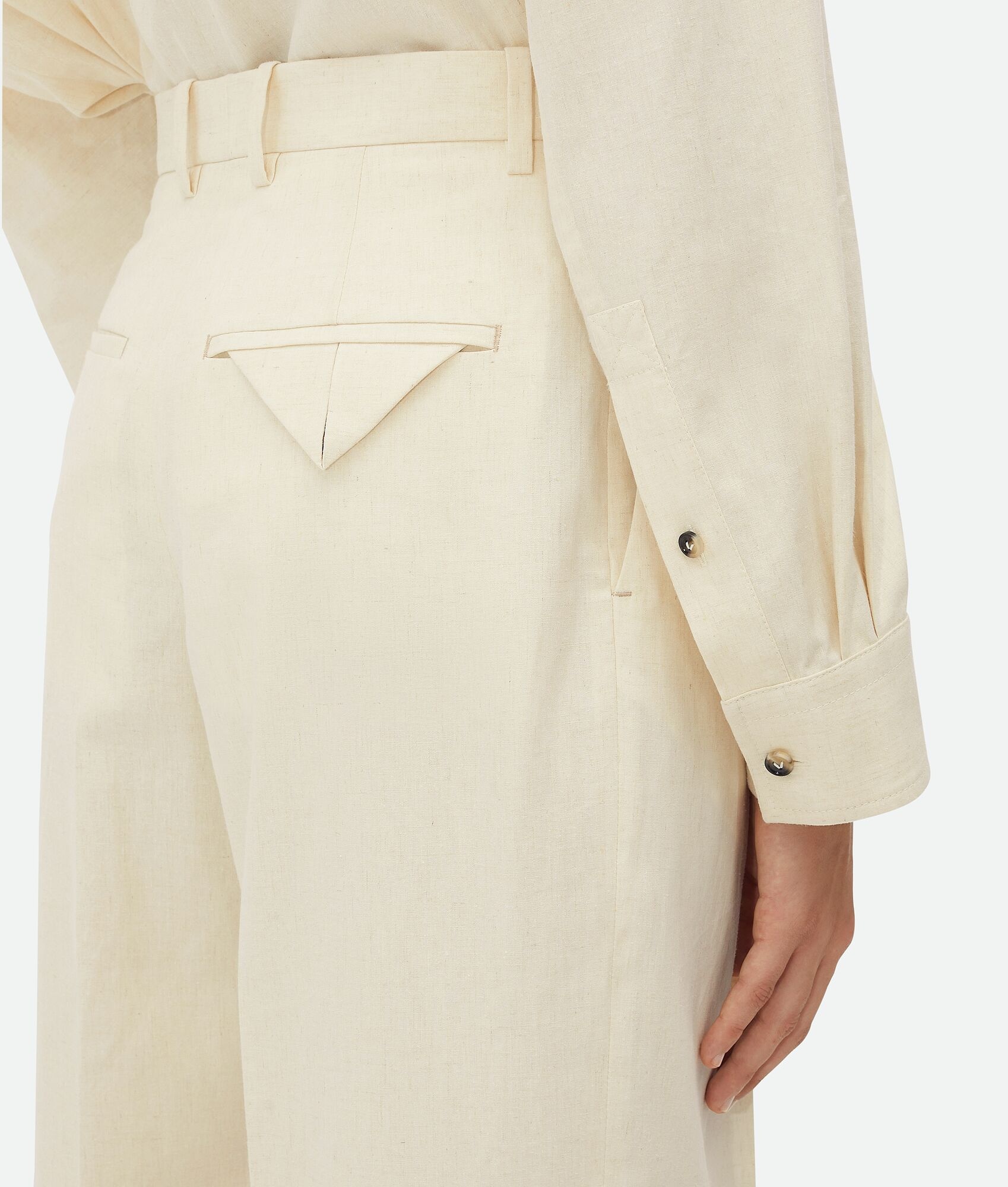 Cotton Poplin Trousers - 4
