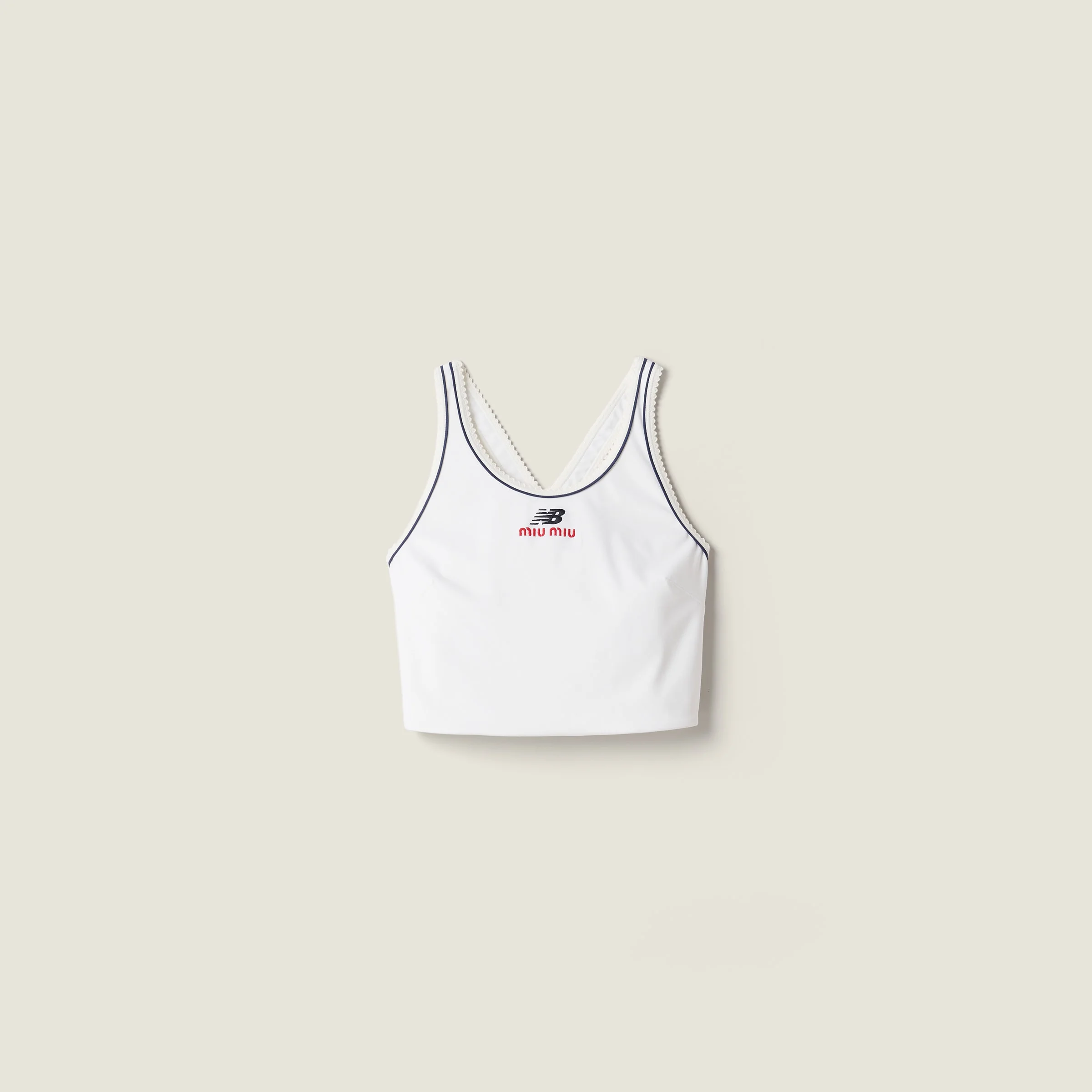 Stretch technical jersey tank top - 1
