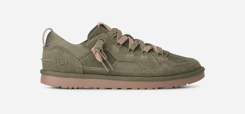 ® Men's Minimel Suede/Textile Shoes in Burnt Olive - 1