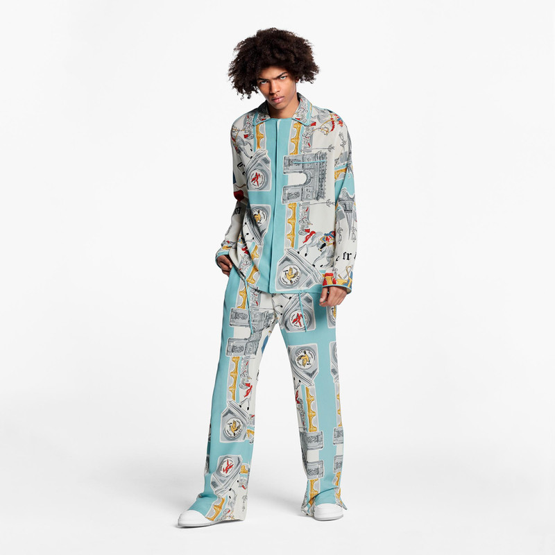 Louis Vuitton 인쇄 된 Pyjama 바지 outlook