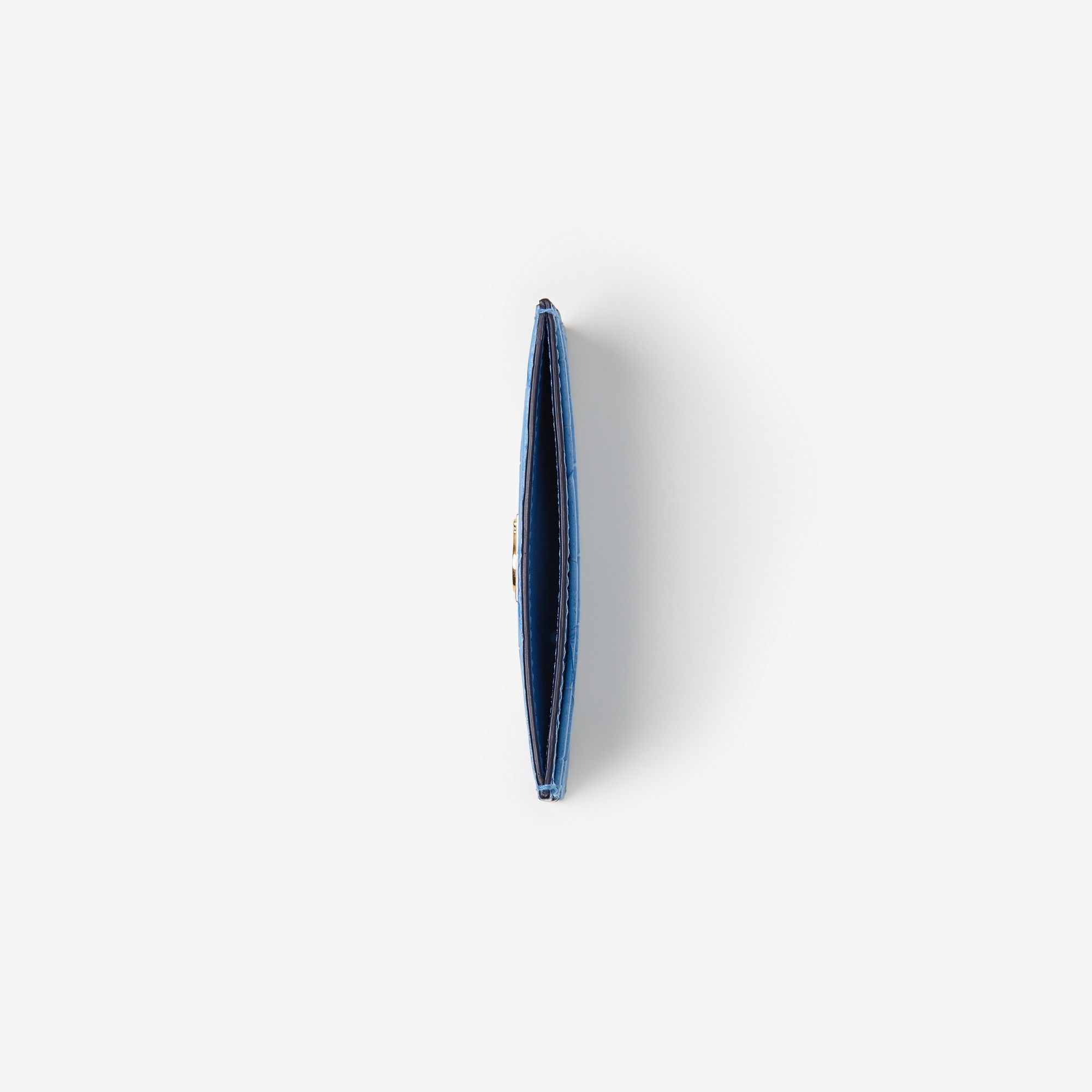 Embossed Leather TB Card Case - 4