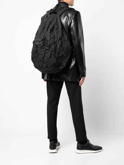 Kanghyuk crease-effect backpack outlook