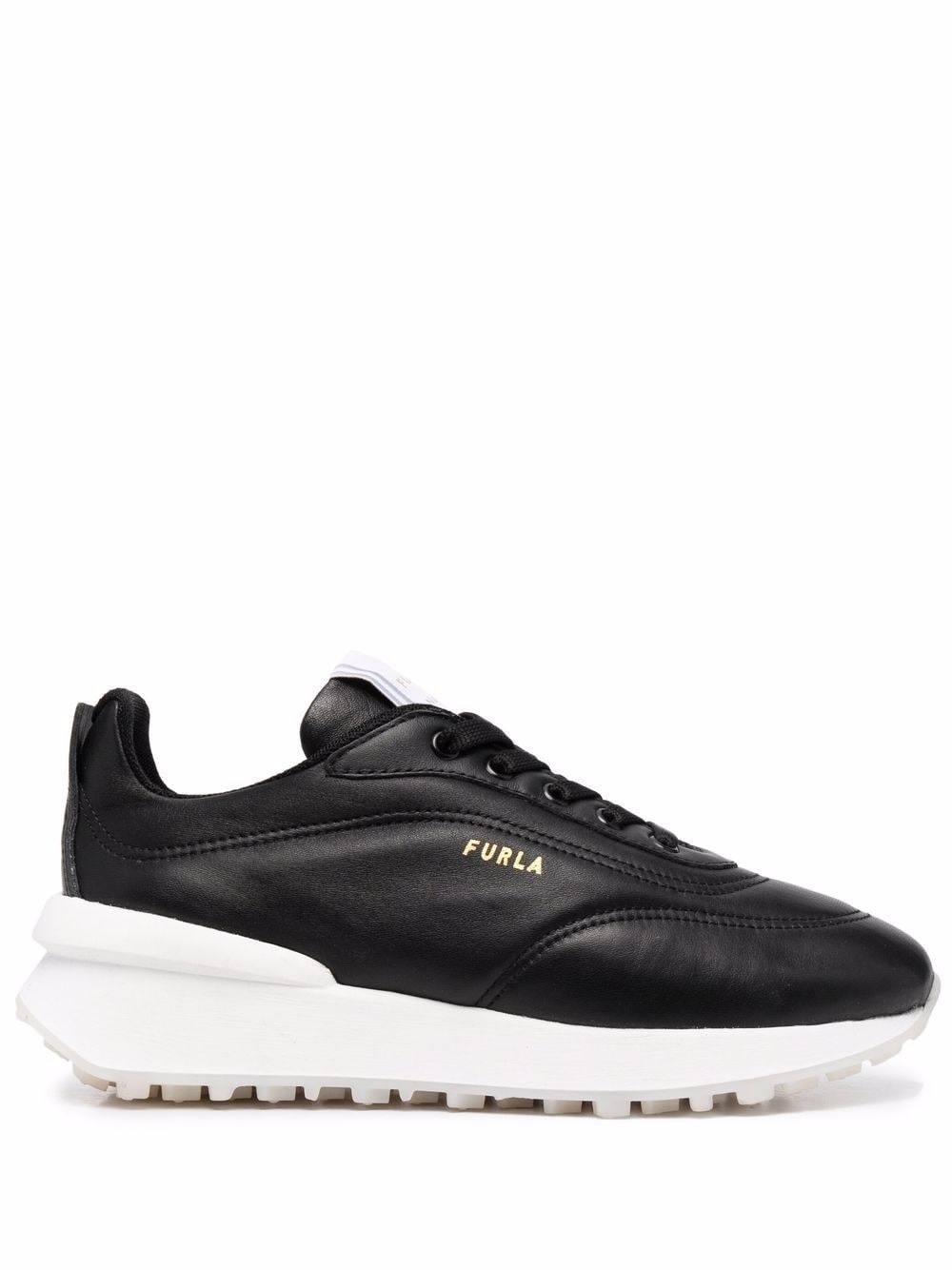 low-top lace-up sneakers - 1