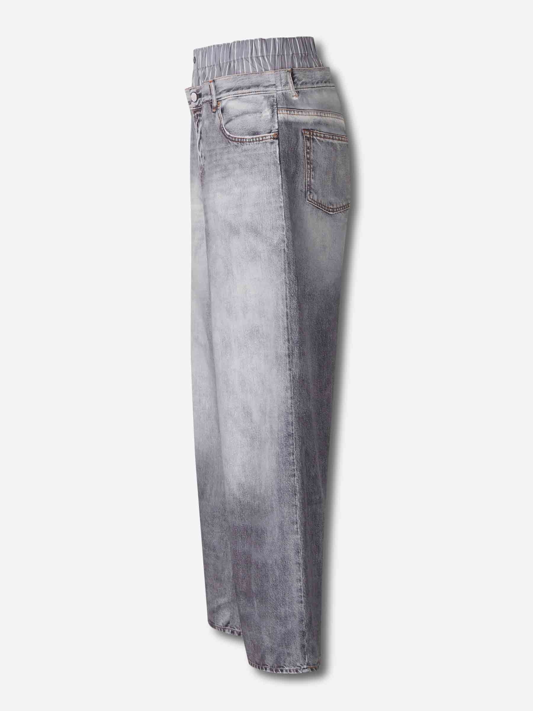 PRINTED TROMPE L'OEIL PANTS - 2