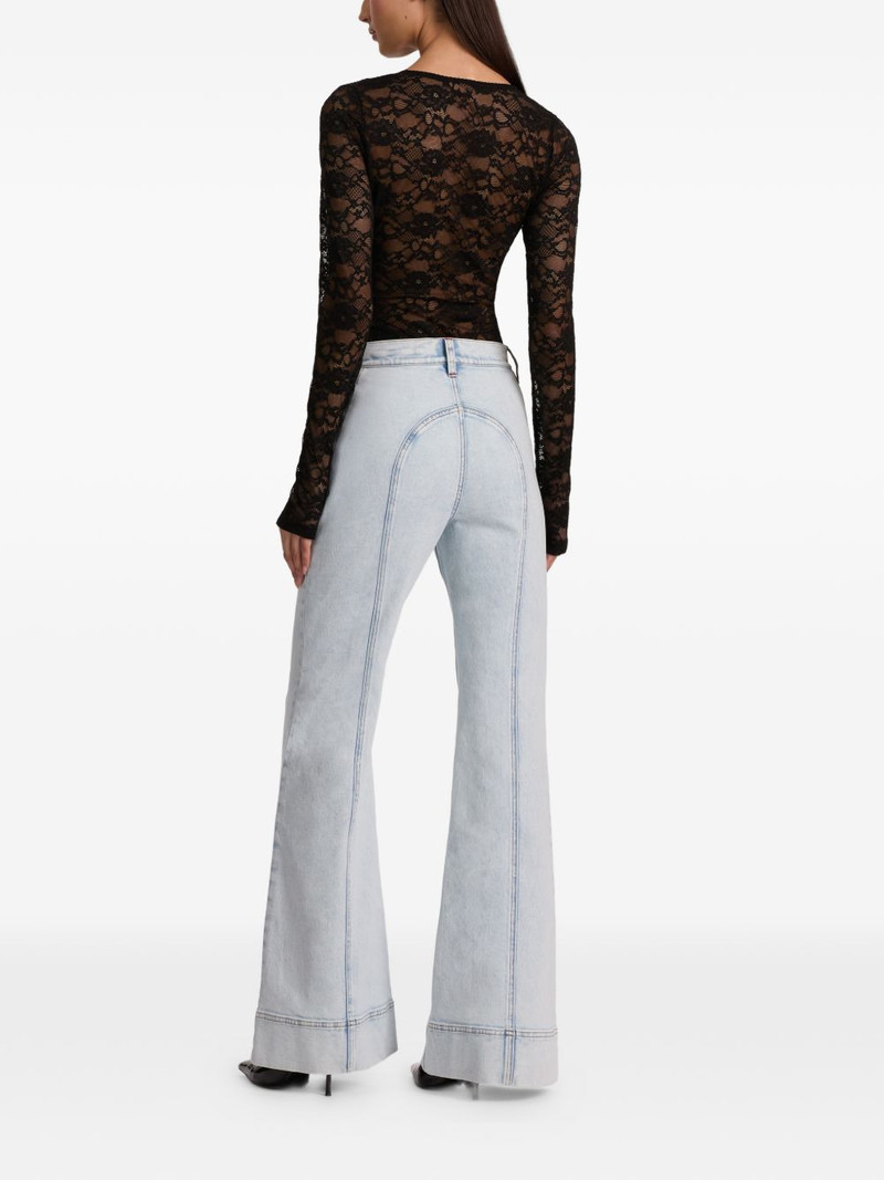 Teagan V-neck lace bodysuit 4