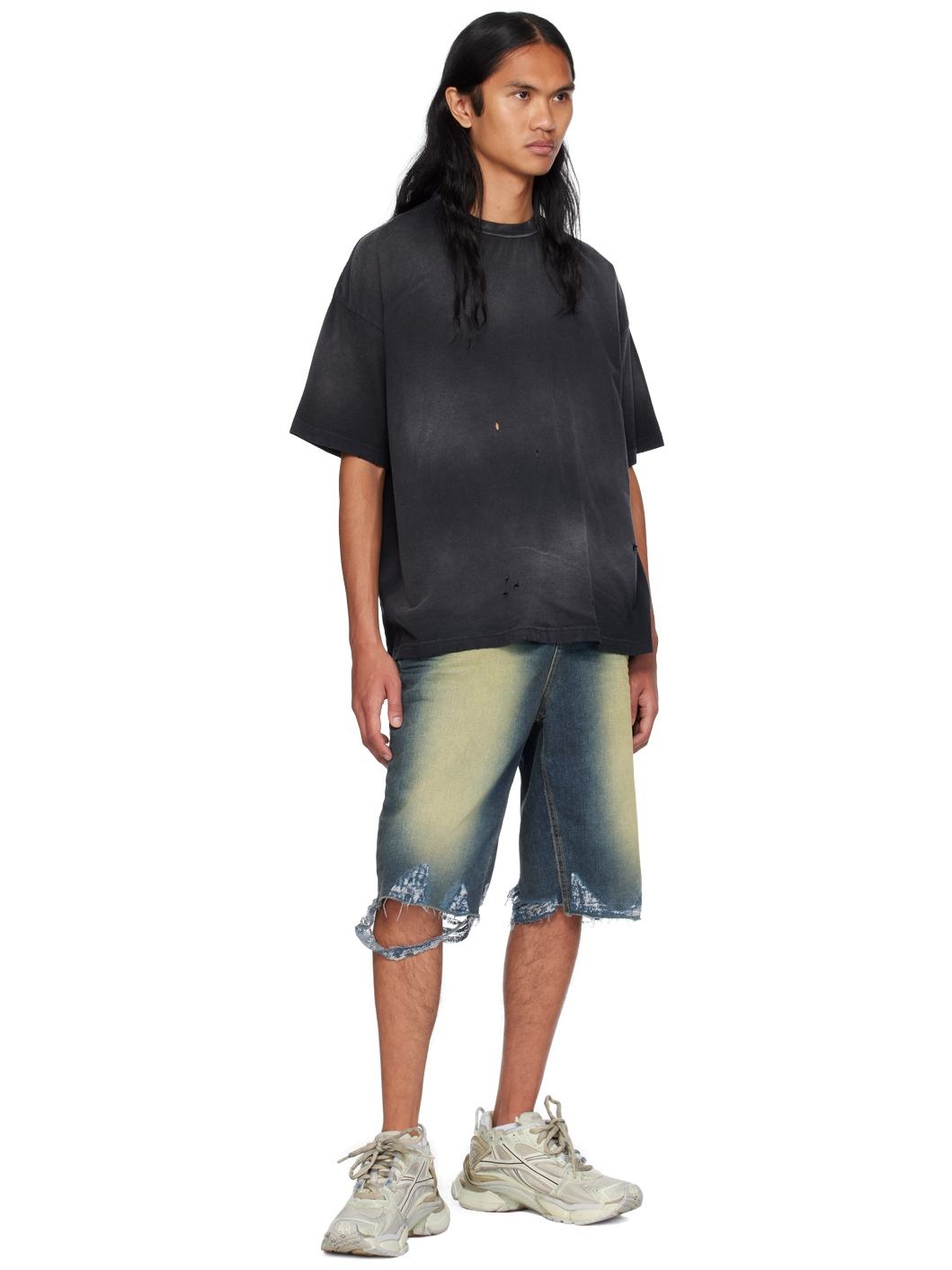 Black Dyed T-Shirt - 4