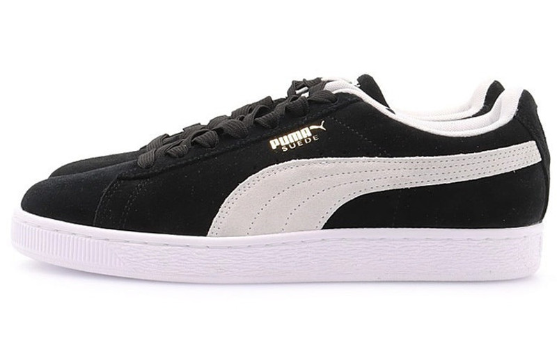 Puma Suede 클래식 에코 블랙 화이트 3
