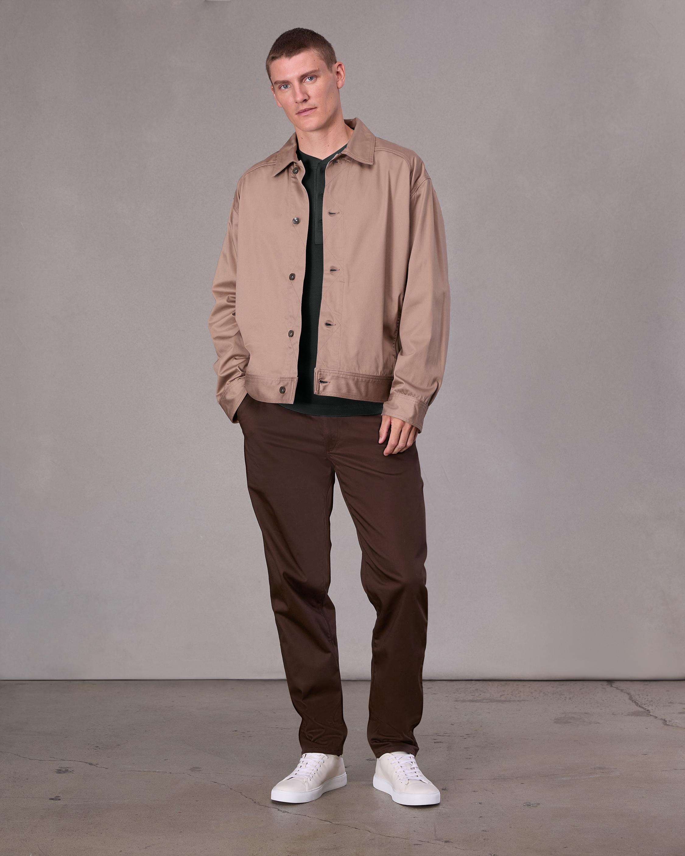 Waffle Cotton Henley - 3