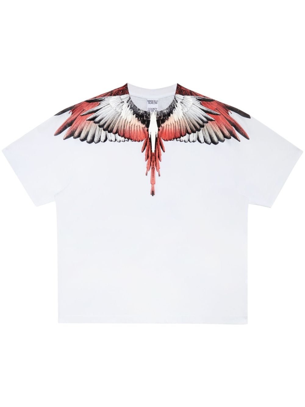 Icon Wings-print cotton T-shirt - 1