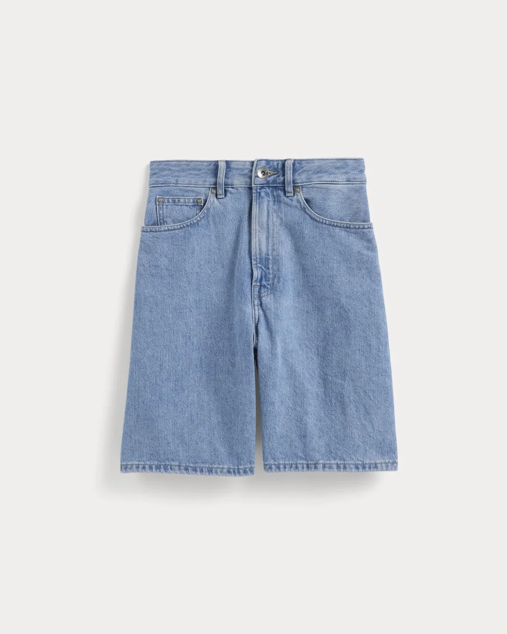 THE LONG A-LINE DENIM SHORT - 1