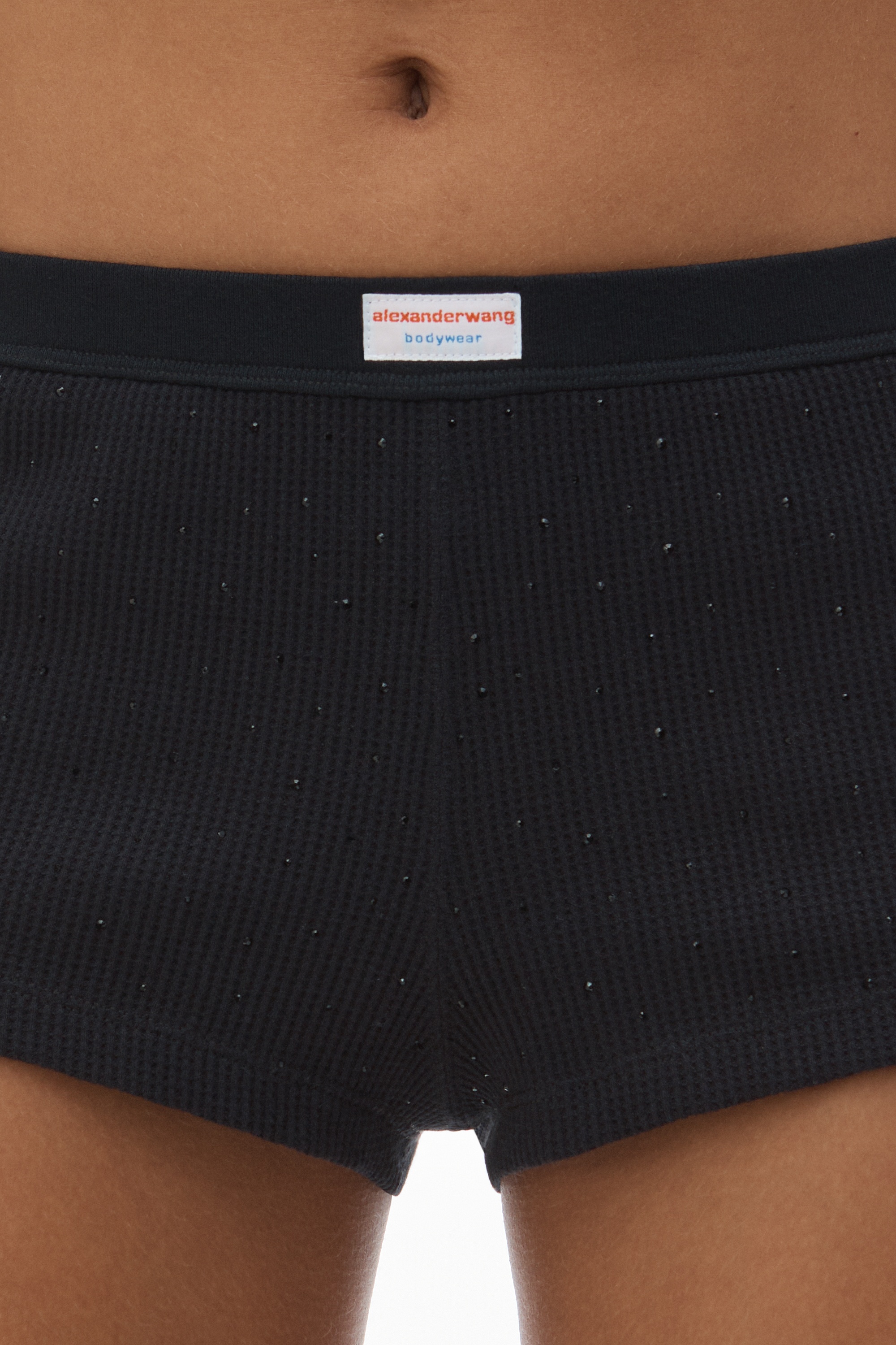 Crystal Hotfix Short in Waffle Knit - 6