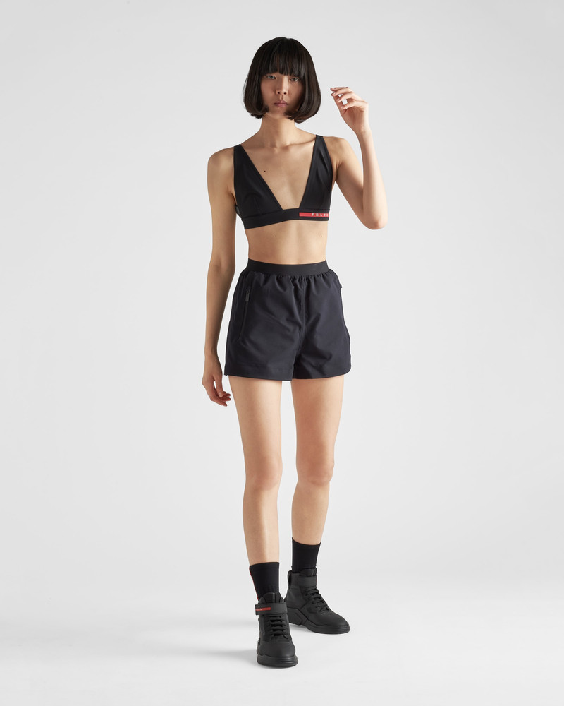 Prada Stretch jersey swimsuit top outlook