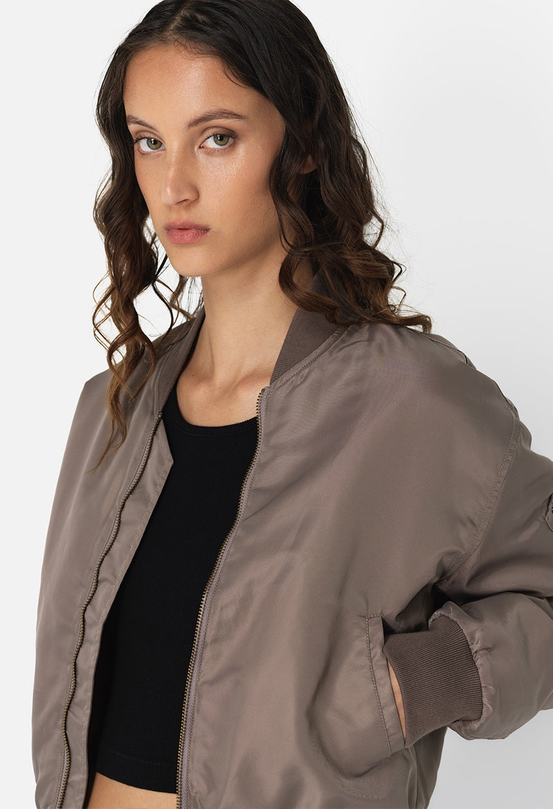 HUNTER CROPPED BOMBER 7