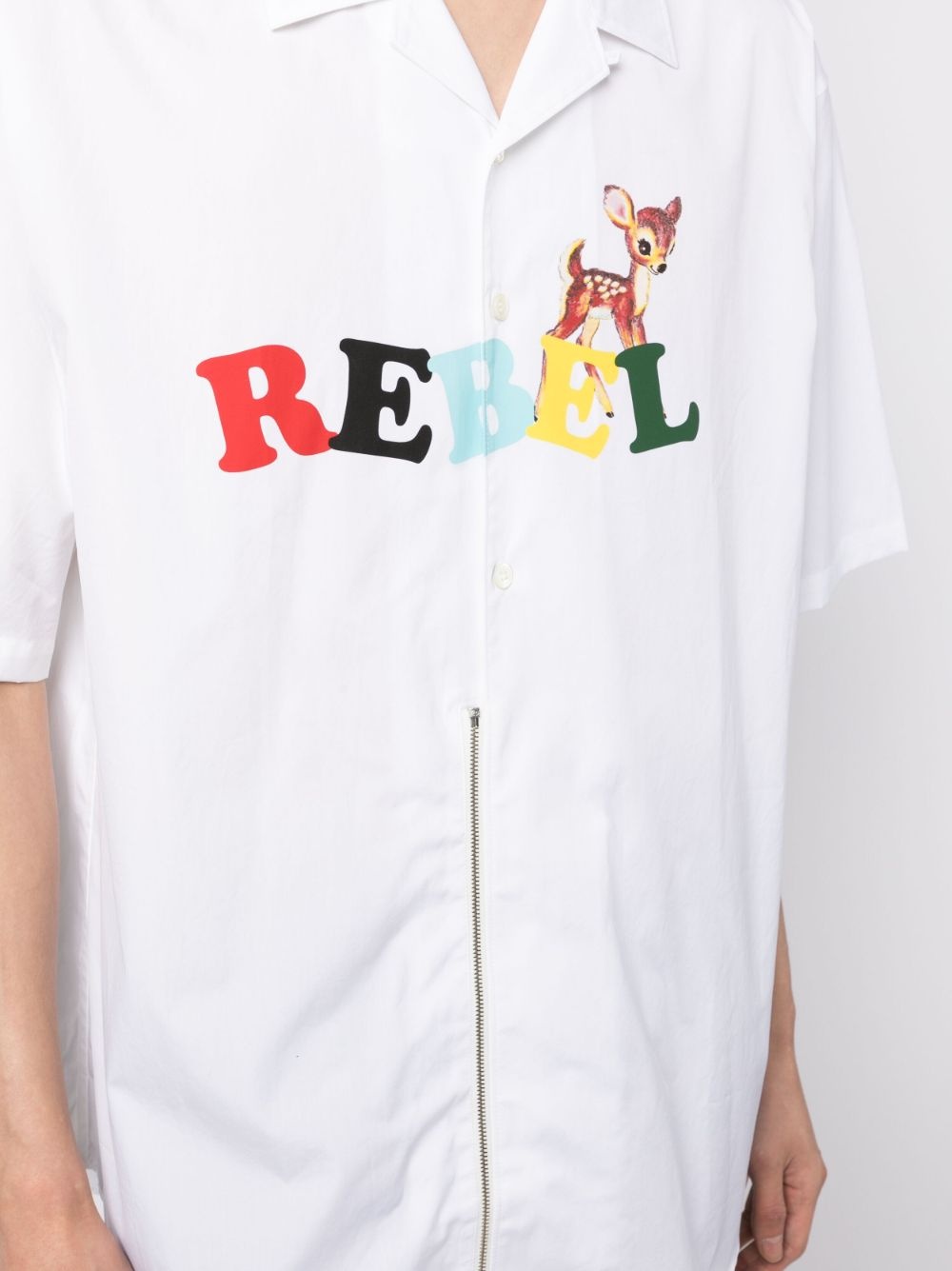 Rebel short-sleeve cotton shirt - 5