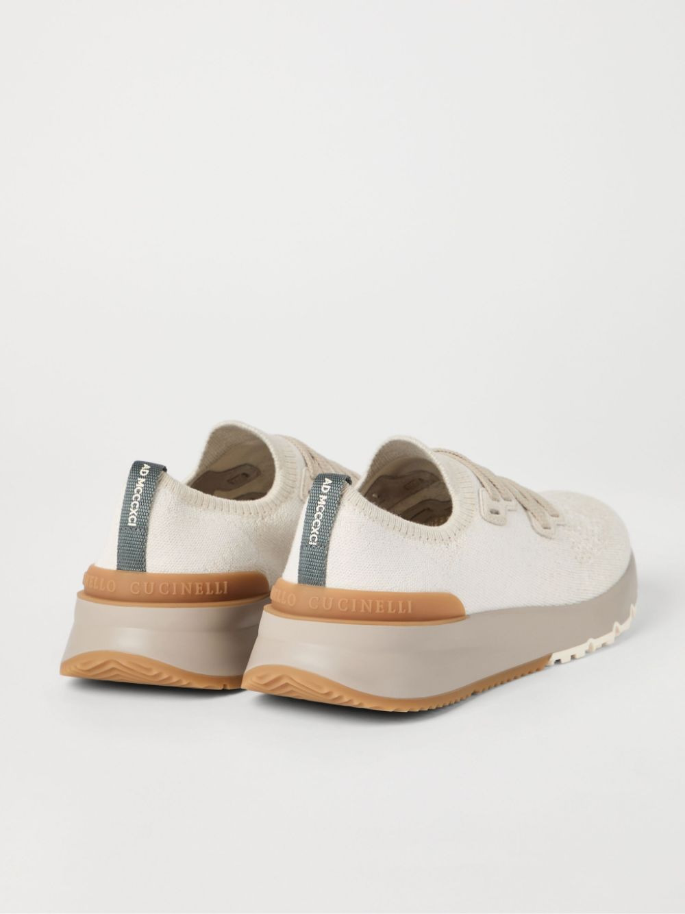Brunello Cucinelli Men Knitted Sneakers - 3