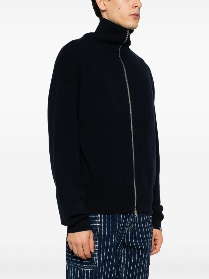 zipped cashmere cardigan 4