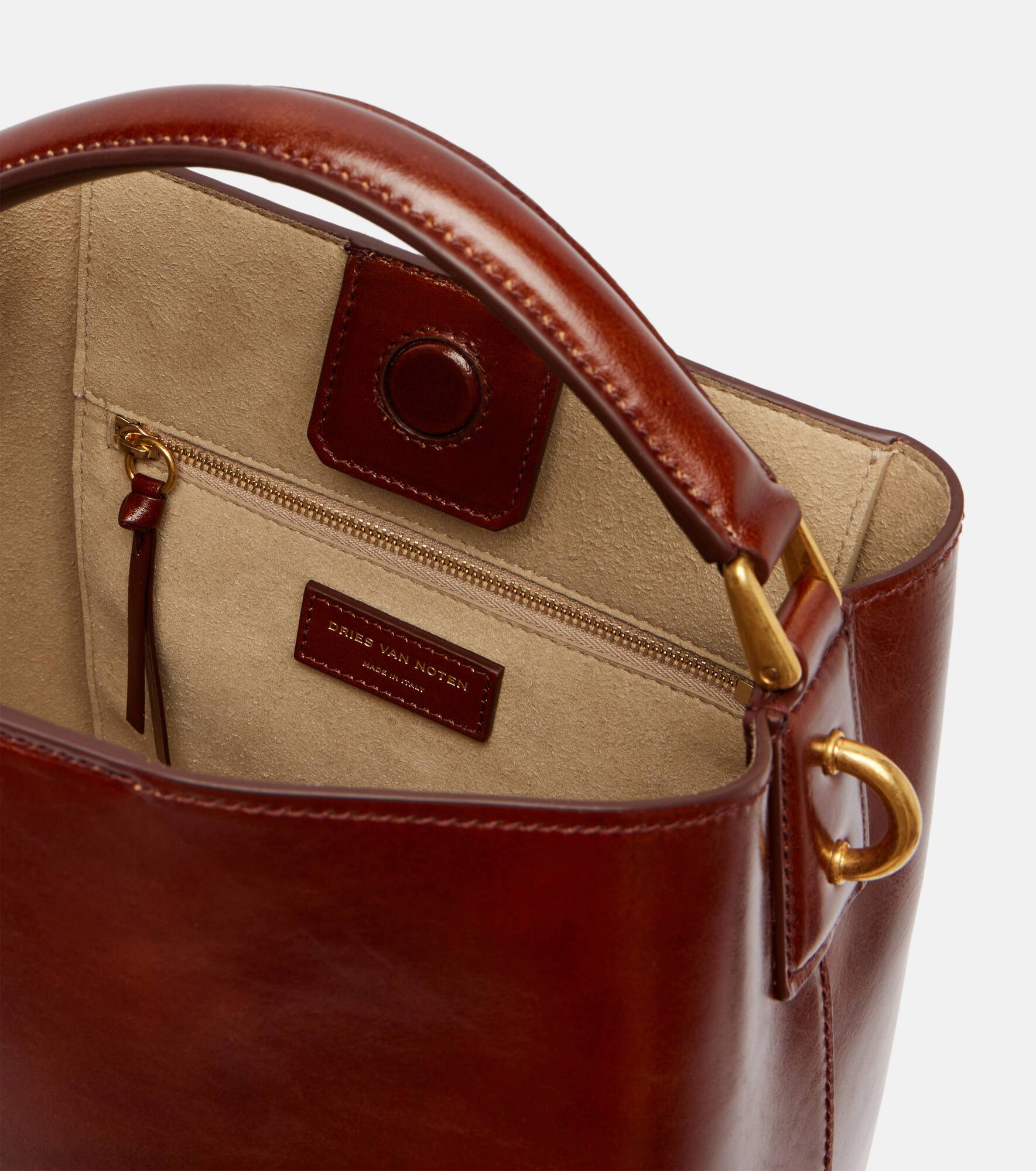 Grip Small leather tote bag - 3
