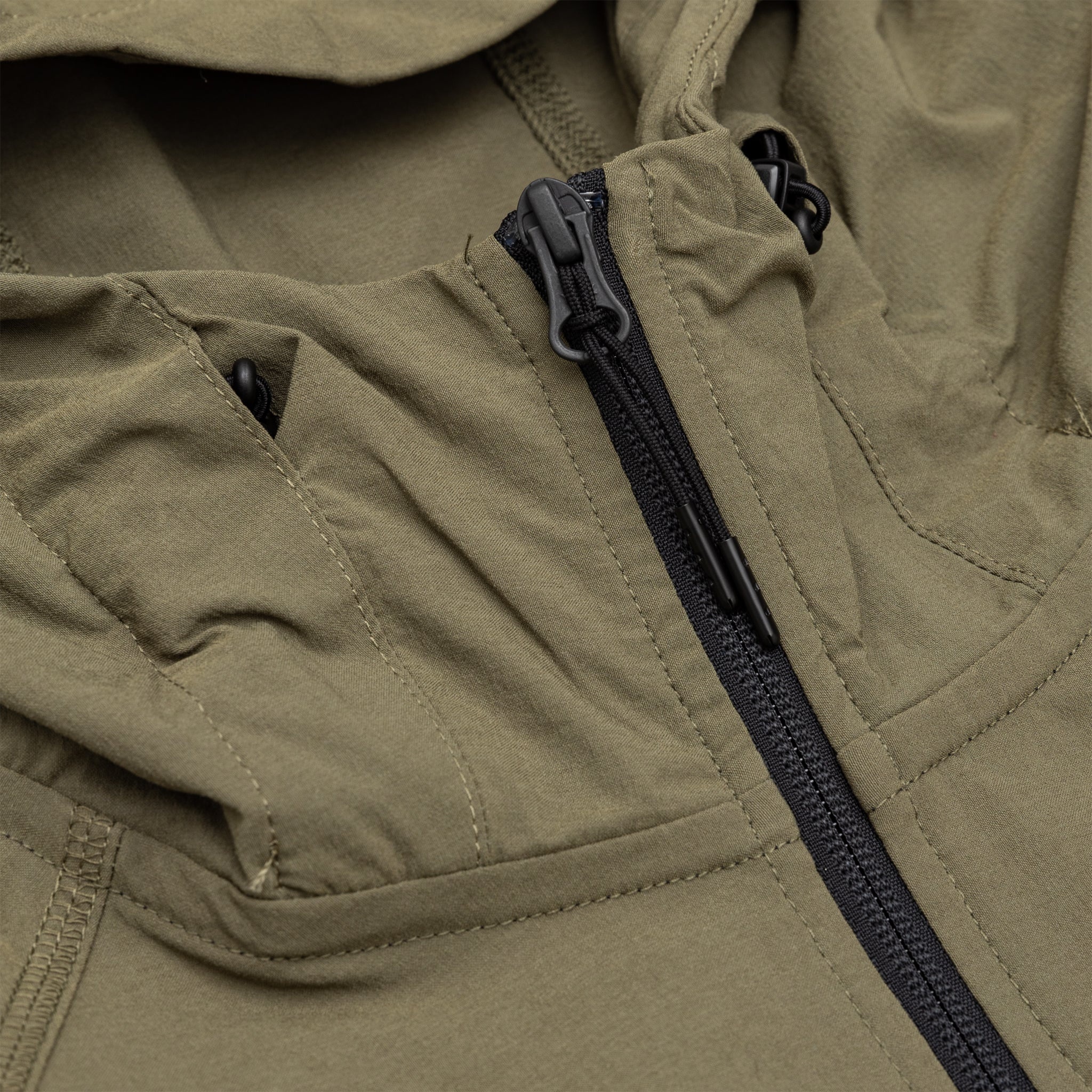 TECH WOVEN FULL ZIP HOODY - 6