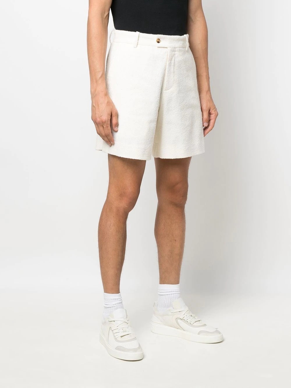 straight-leg tailored shorts - 3