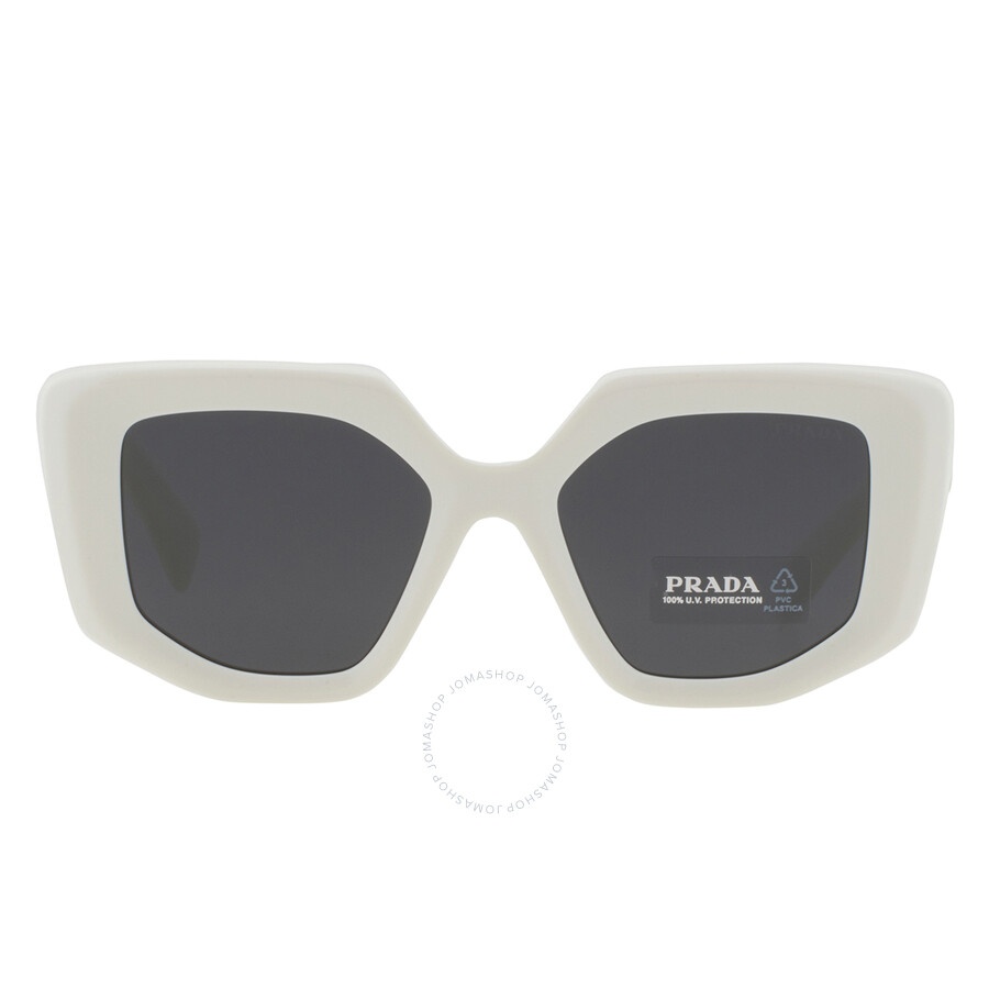 Prada Dark Grey Irregular Ladies Sunglasses PR 14ZS 1425S0 50 - 1