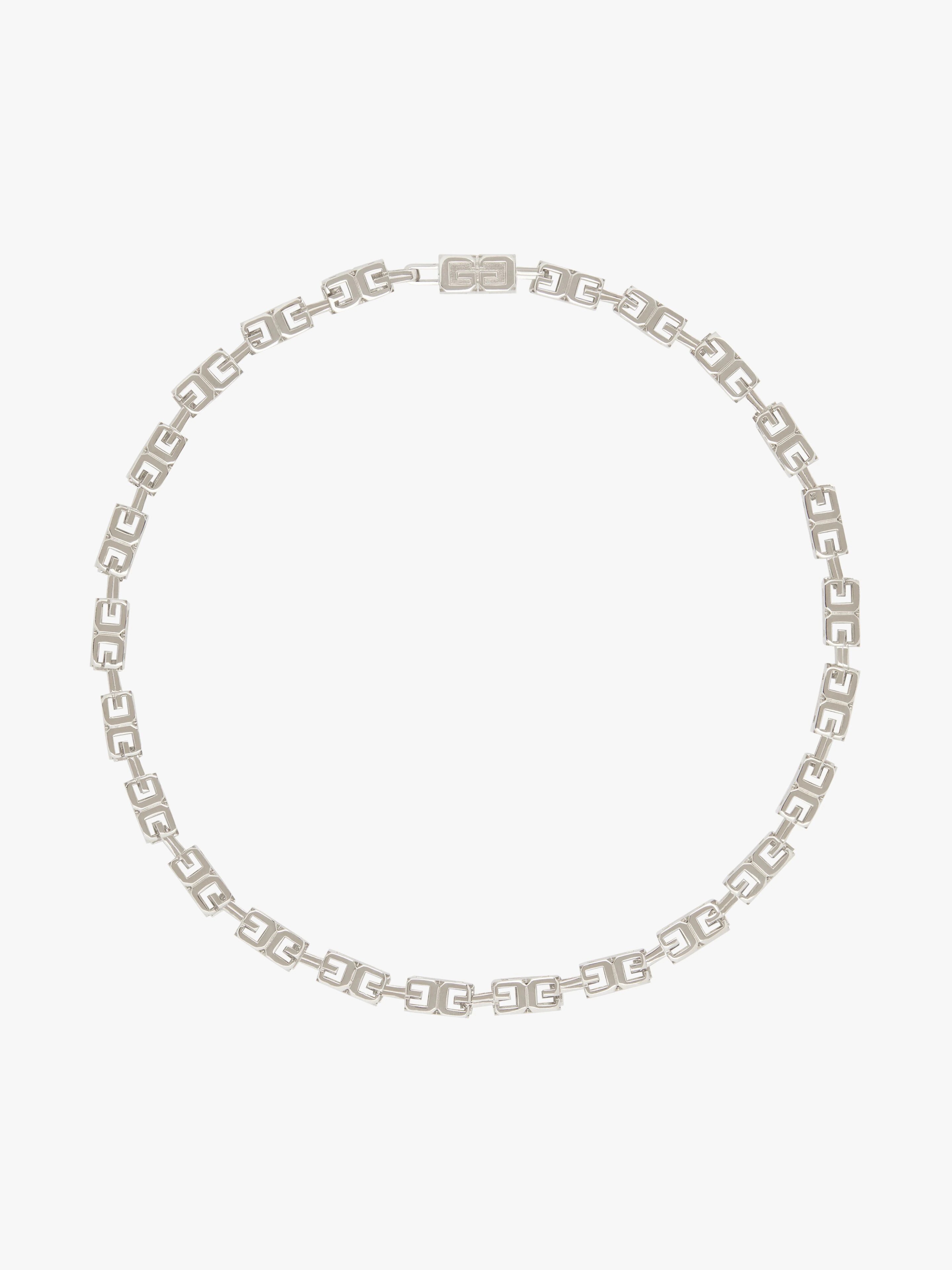 G CUBE NECKLACE IN METAL - 2